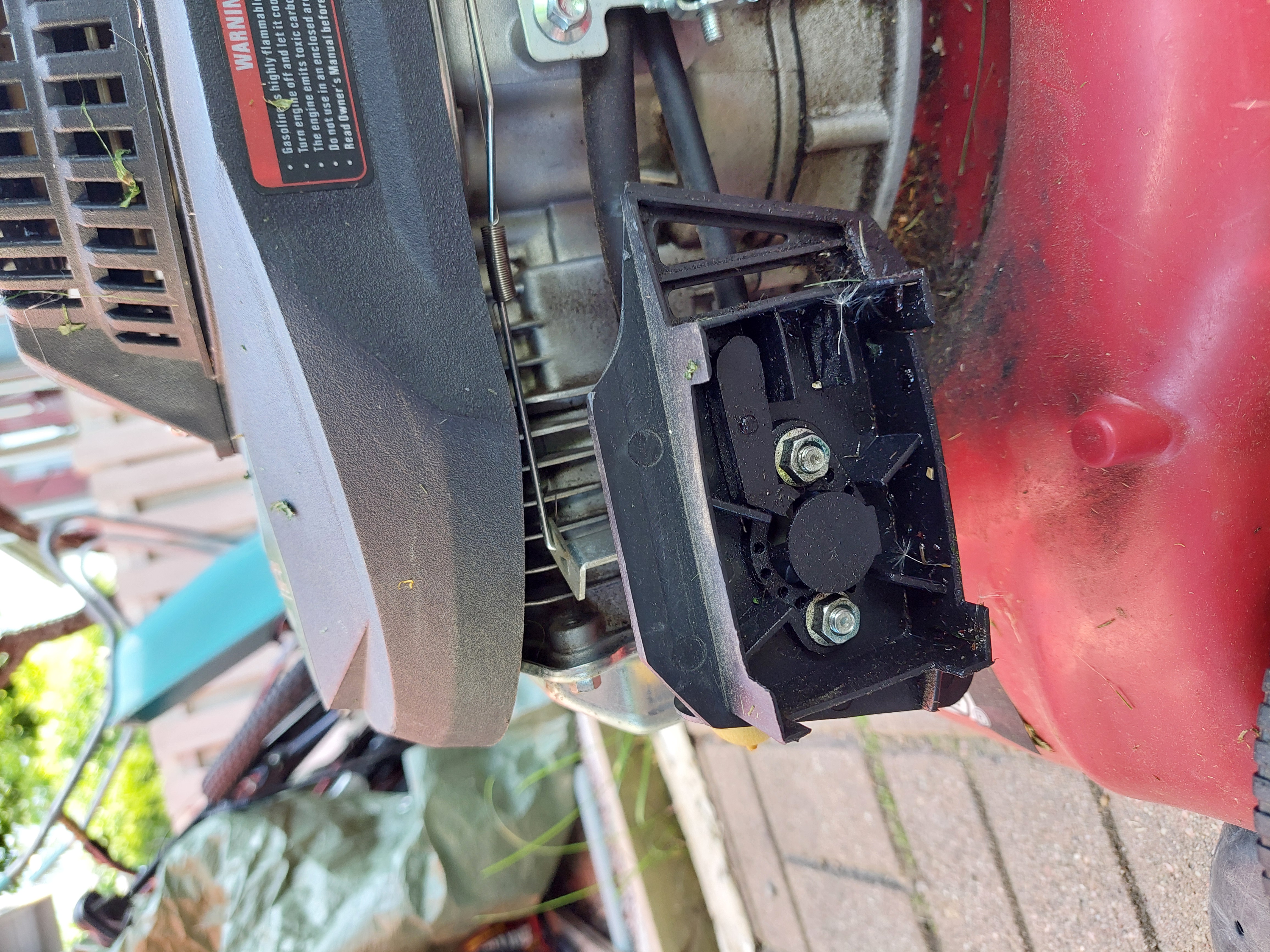 Hello
I have accidentally driven off the cover and air filter.  Meec Tools 721-215 Lawnmower
Where ...