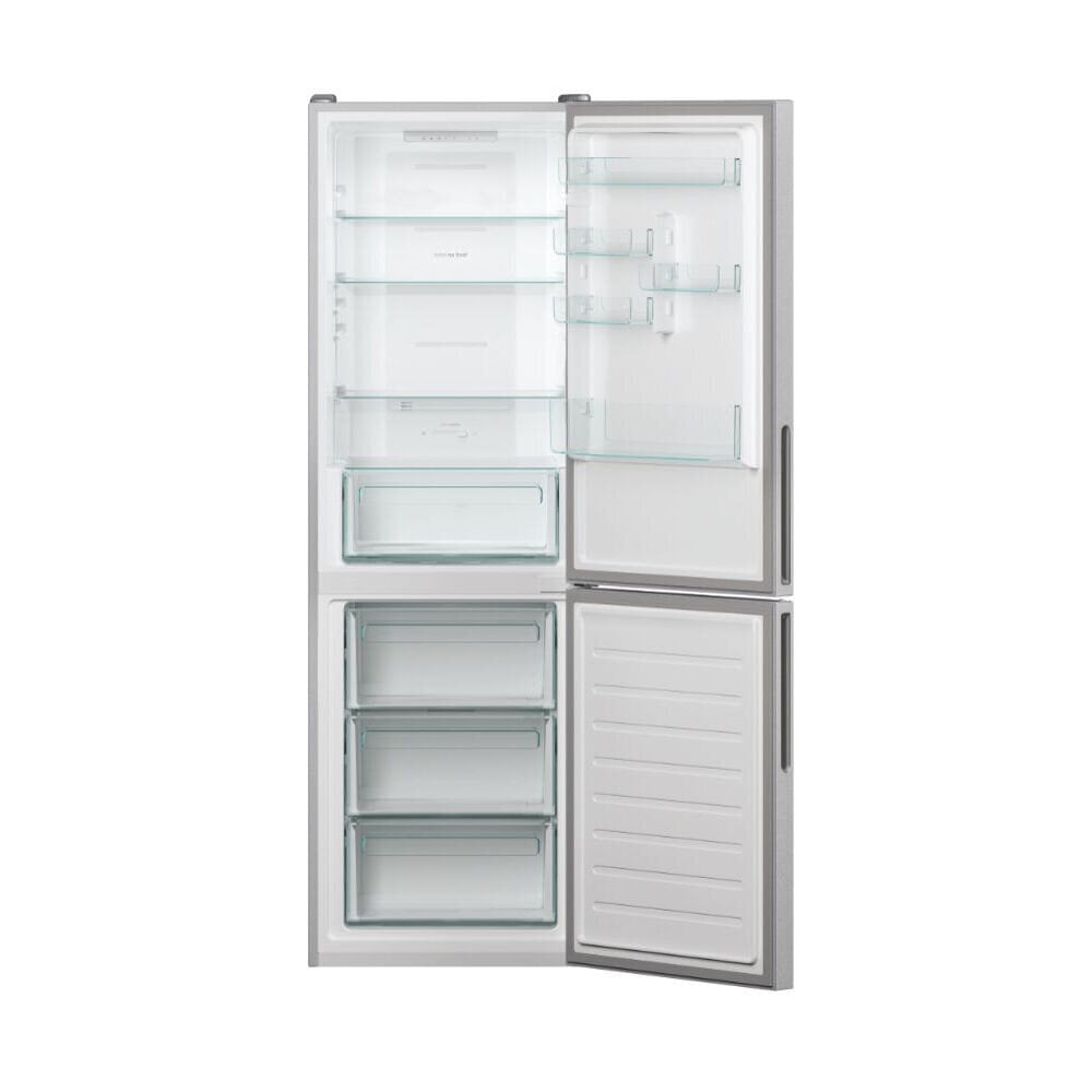 v chladničce Volně stojící, Lednička se spodním mrazákem Candy CCE3T618FS, Automatické ...